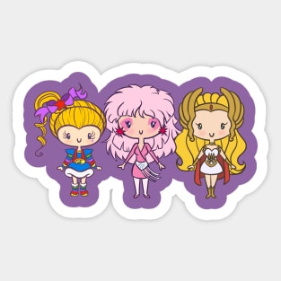 Lil' CutiEs- Eighties Ladies Sticker